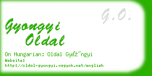 gyongyi oldal business card